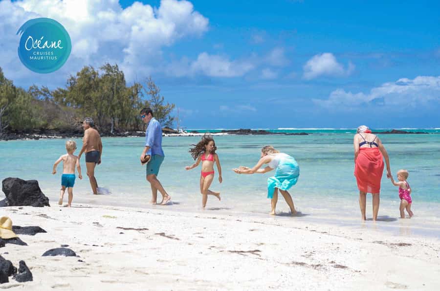 5 Islands Tour: New OCÉANE Private Pontoon Boat cruise - Ile aux Fouquets and its famous lighthouse