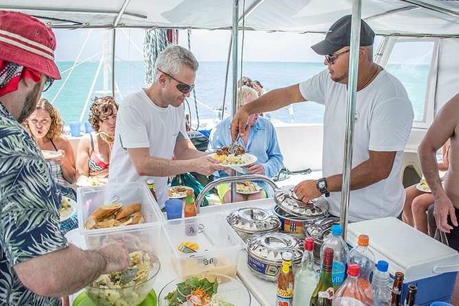All inclusive CATAMARAN with BBQ : Ile aux cerf & GRSE waterfall - The early pickup and ride to Trou d’Eau Douce