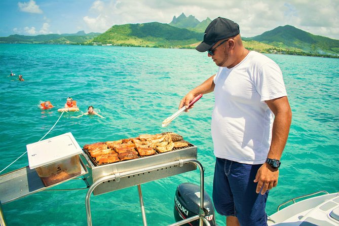 Catamaran Ile aux Cerfs, snorkeling + GRSE Waterfall, BBQ & Bar - What the $82.46 price really covers