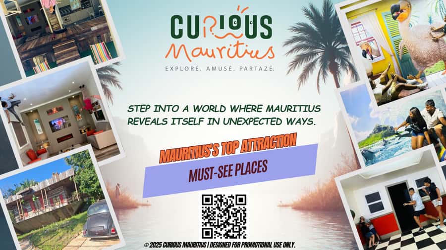 Chamarel: Curious Mauritius Entry Ticket - The Ames Room makes size unreliable