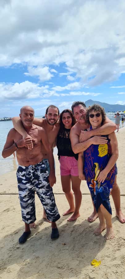 Dolphins: Private, Snorkel, CrystalRock, ileoBenitiers,lunch - Crystal Rock and the changing colors of the sea