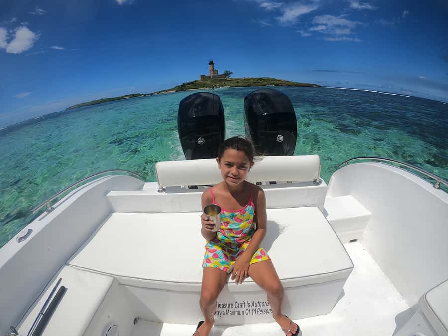 From Blue Bay: Ile aux Cerfs Speedboat Excursion with BBQ - Lunch and beach time on Ile aux Cerfs