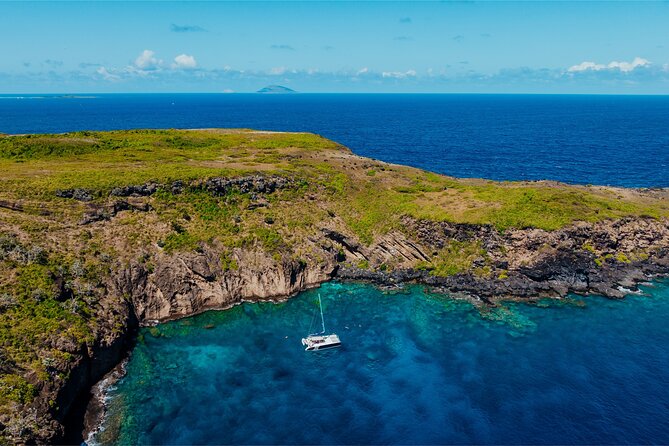 Full Day Catamaran Cruise - North Ilot Gabriel (sharing) - Sailing north from Grand Baie at 9:00 a.m.