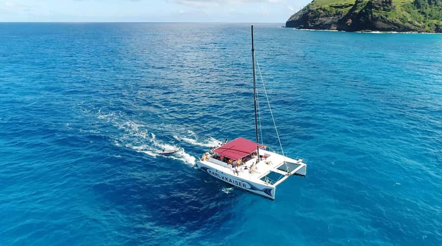 Grand Bay: Catamaran Cruise to Flat Island with BBQ Lunch - BBQ lunch, drinks, and limited seating
