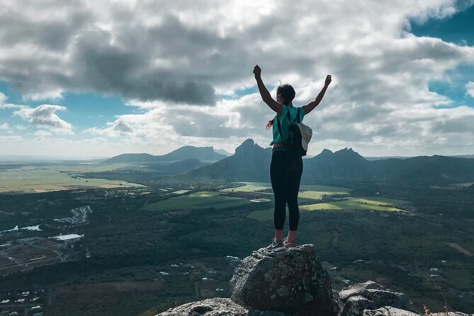 Hiking La Tourelle Mountain in Mauritius - Reaching the summit of La Tourelle de Tamarin