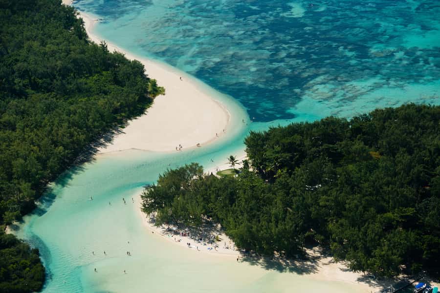Ile aux Cerfs Speedboat Trip & Transport: Private or Shared - Speedboat views at Grand River Southeast Waterfall