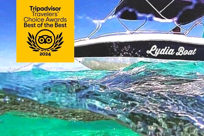 Lydia Boat Mauritius :Private boat tour:Whales&Dolphins encounter - Snorkeling at the aquarium and Crystal Rock