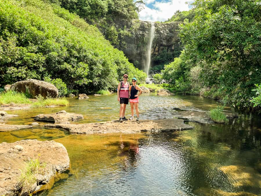 Mauritius: Exploring the Tamarind Falls with a Guide - The waterfall platforms and the best places to stop