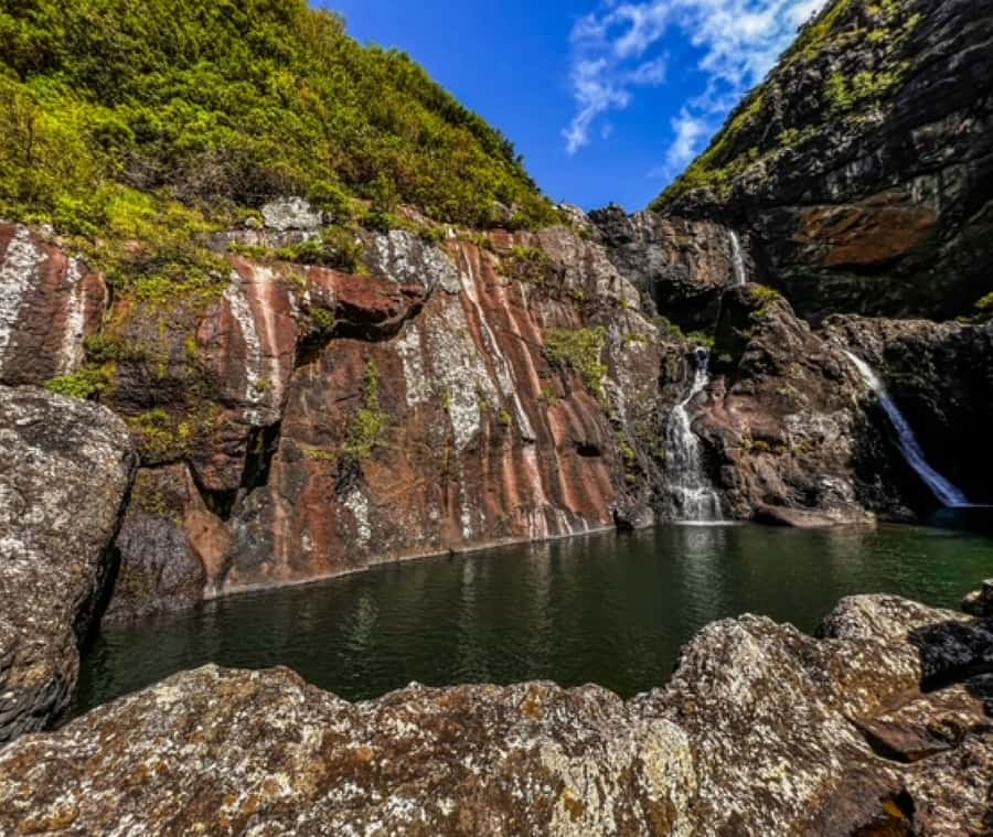 Mauritius: Full Canyon Tamarind Falls 5-Hour Hike - Seven Cascades and the harder canyon sections