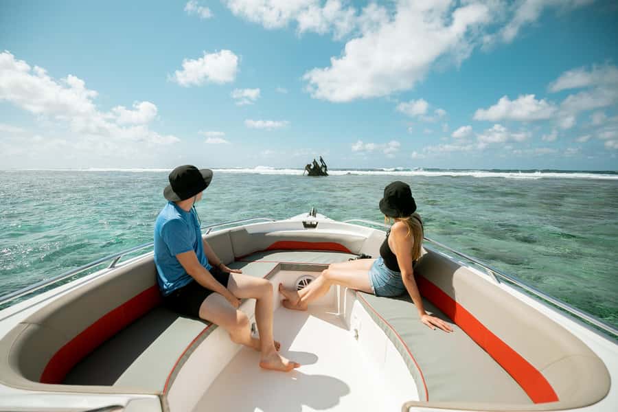 Mauritius: Full-Day Speedboat Tour to Ile aux Cerfs & BBQ - The d’Alblair wreck and the old lighthouse