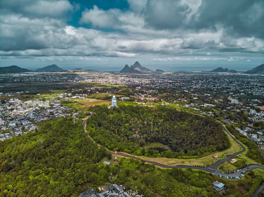 Mauritius: Guided Trip to the Southwest with Safari Tour - Trou Aux Cerfs and the view over Curepipe