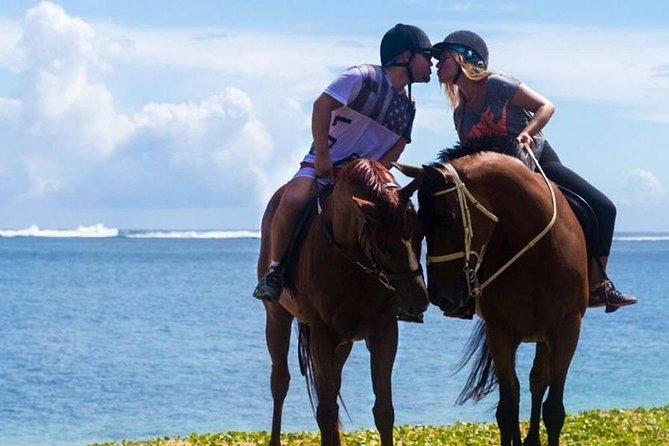 Mauritius Horse Riding at Riambel - The one-hour beach route