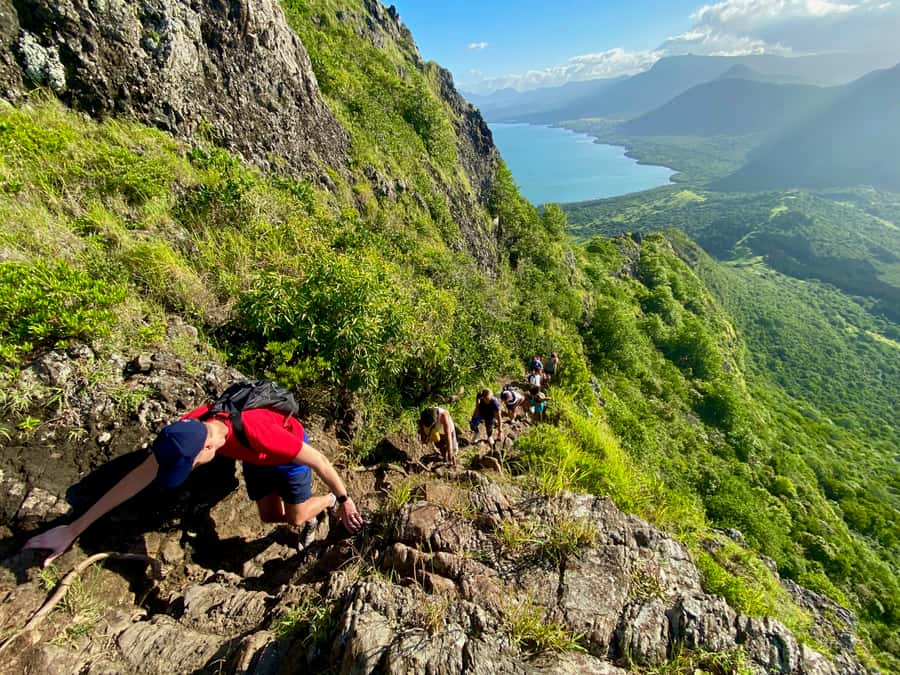 Mauritius: Le Morne Mountain UNESCO Eco Hike - What the four scrambling sections are really like