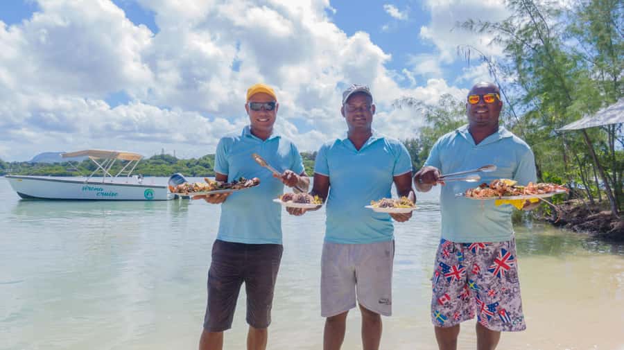 Mauritius: Speedboat Ile aux Cerfs, GRSE Waterfall, BBQ, Bar - Music and Sega on selected days