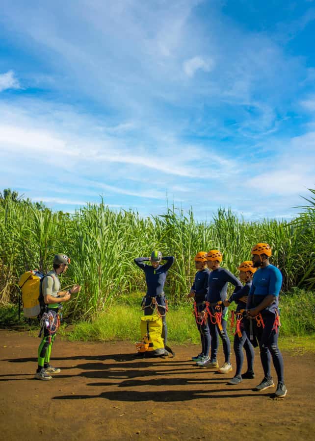 Mauritius: Tamarind Falls Canyoning Adventure - The zipline and optional jump