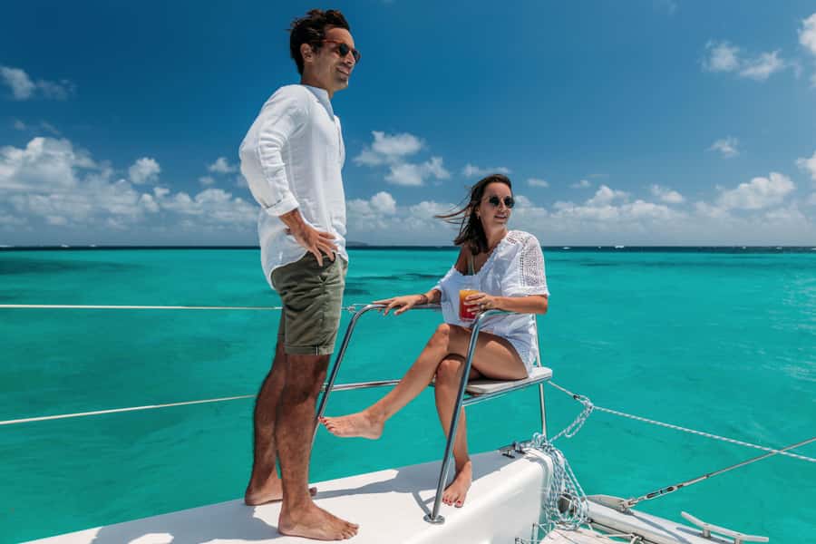 North: Cruise to the flat island & Gabriel island.bbq lunch - Ile Plate and Ilot Gabriel: beach time without a fixed tour script