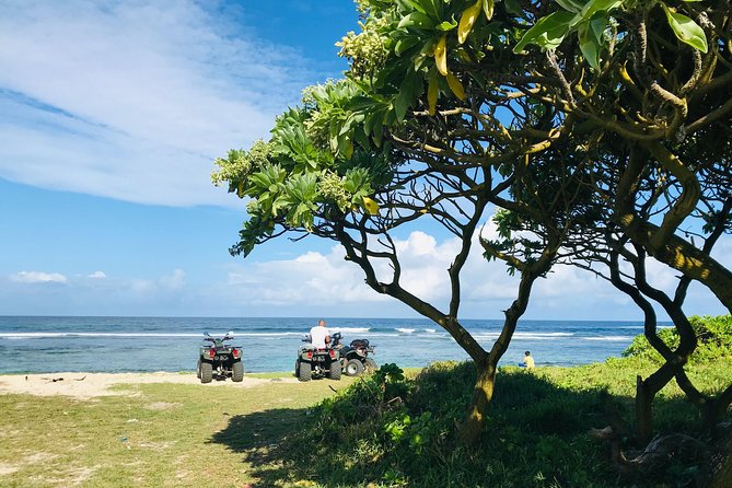 Quad Excursion South Mauritius 35km - La Cambuse Beach and the first coastal stop