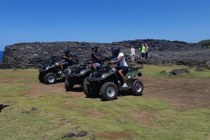 Quad Excursion South Mauritius 35km - Getting started at Trois Boutiques