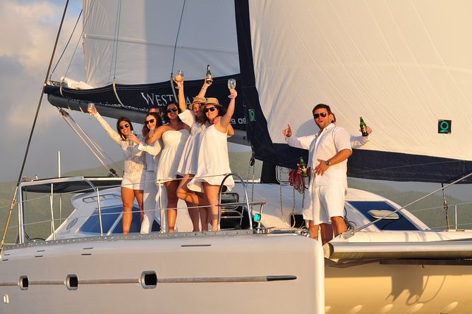 Sailing Catamaran Cruises - The seafood barbecue and open bar