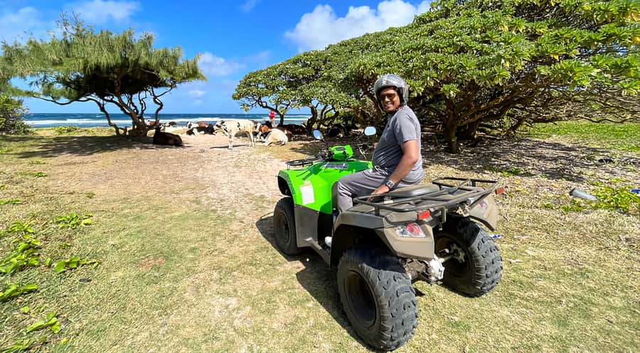 South Of Mauritius Quadbike and Snorkeling Blue Bay - What the three-hour quad segment is really like