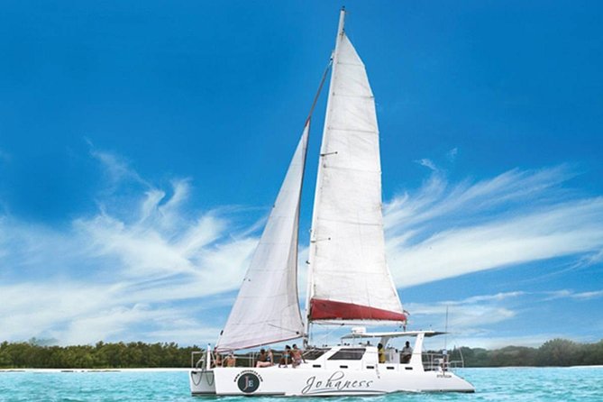 Spectacular Catamaran trip to Ile Aux Cerf with Lunch & Transfer - Grand River South East and the waterfall stop