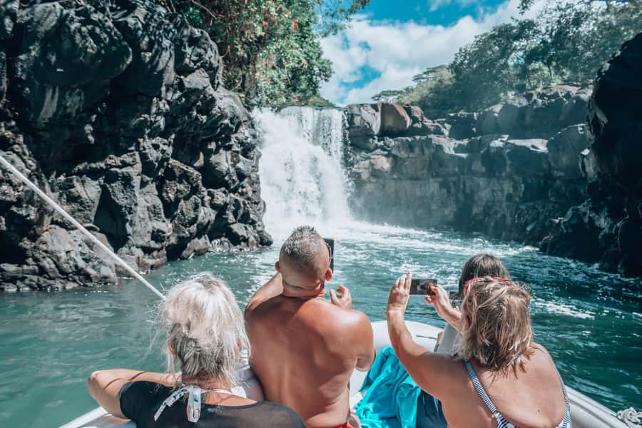 Trou d'Eau Douce: 5 Island Adventure with BBQ & Snorkeling - Grand River South East Waterfall is more about the setting